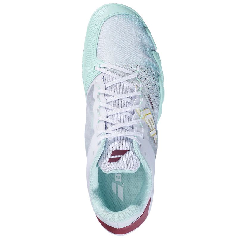 Babolat Men's Jet Premura 2 Lebron Padel Shoes White Red Dahlia