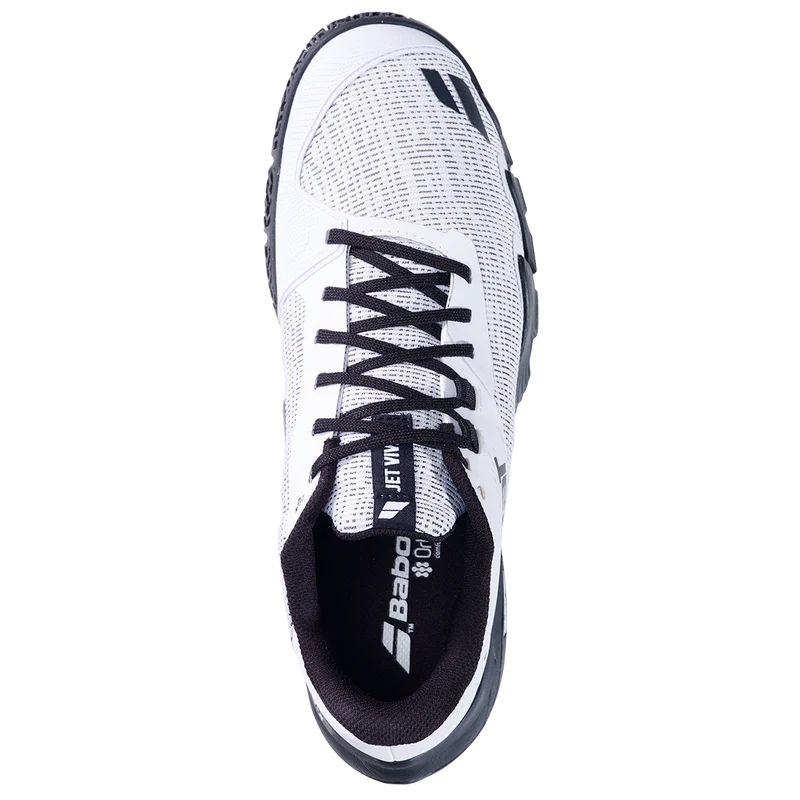 Babolat Men's Jet Viva Padel Shoes 25 White Black