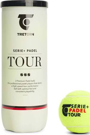 TRETORN SERIE+ TOUR TUBE 3 PADEL BALL (SINGLE TUBE)