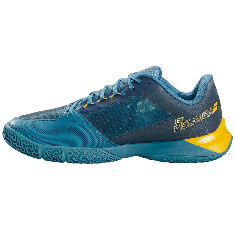 Babolat Men's Jet Premura 2 Padel Shoes Deep Lake Apricot